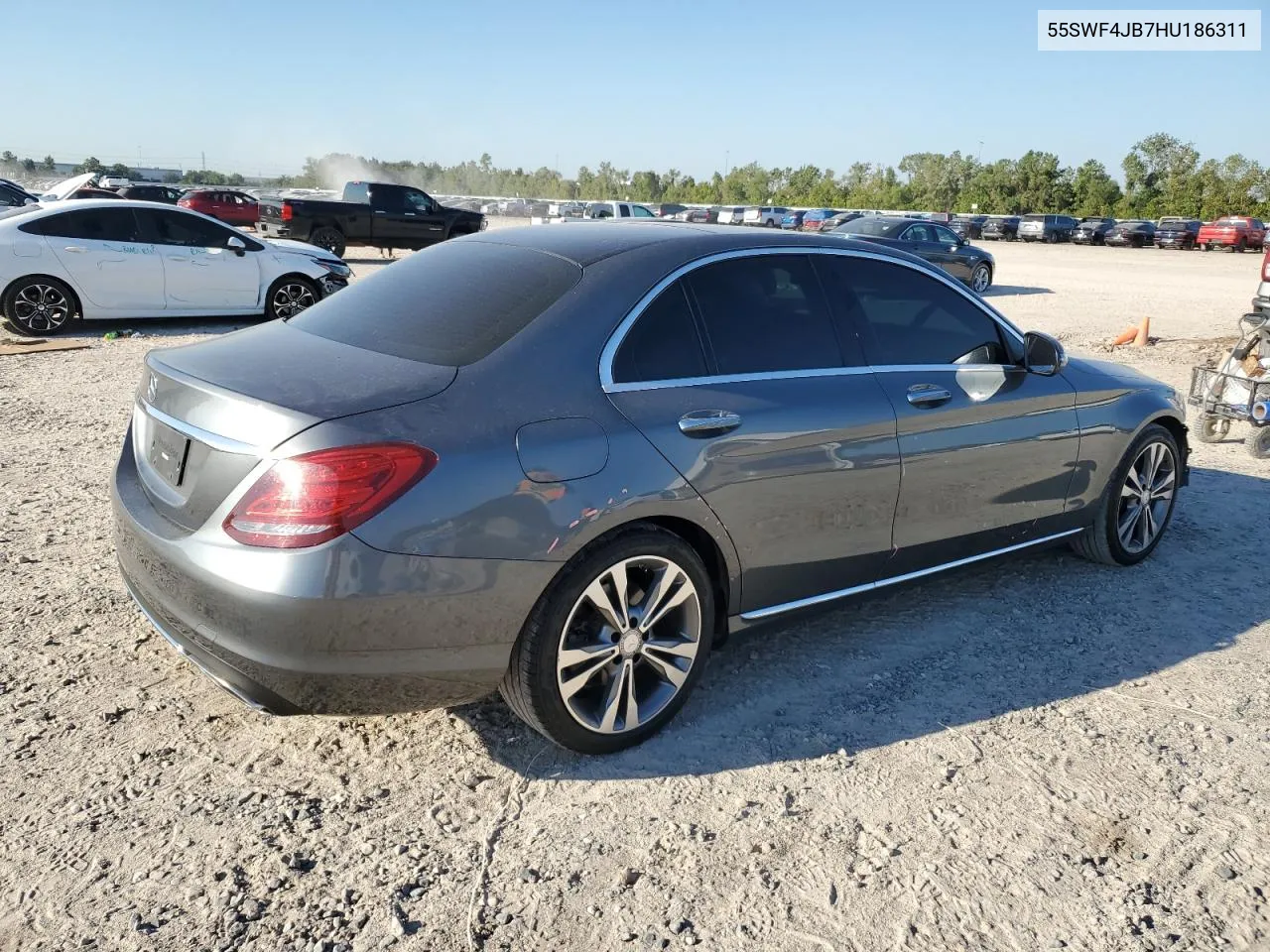 2017 Mercedes-Benz C 300 VIN: 55SWF4JB7HU186311 Lot: 73680394