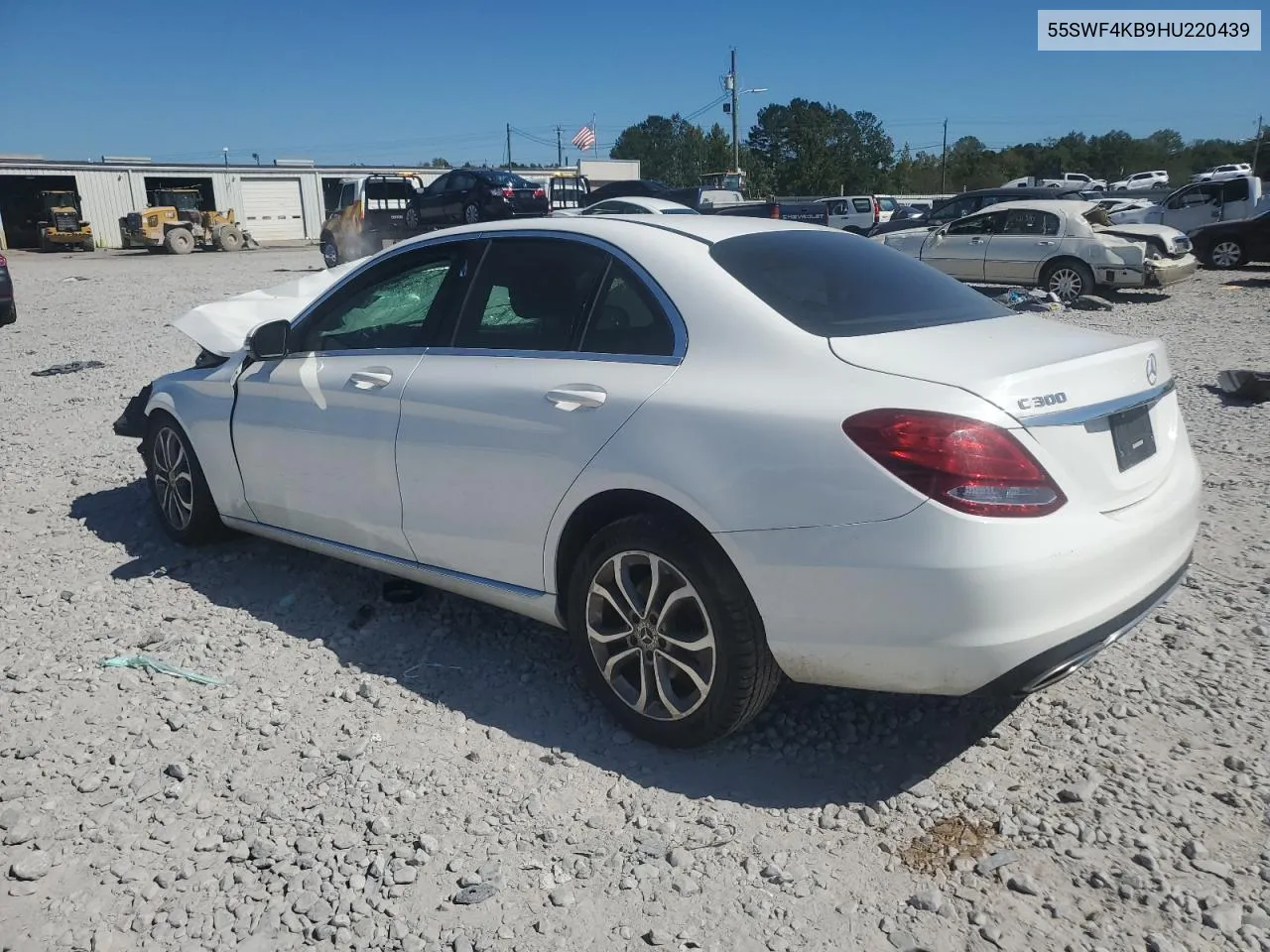 2017 Mercedes-Benz C 300 4Matic VIN: 55SWF4KB9HU220439 Lot: 73748024