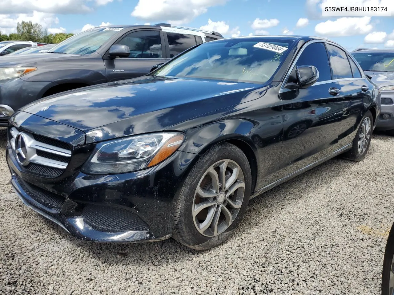 2017 Mercedes-Benz C 300 VIN: 55SWF4JB8HU183174 Lot: 73789004