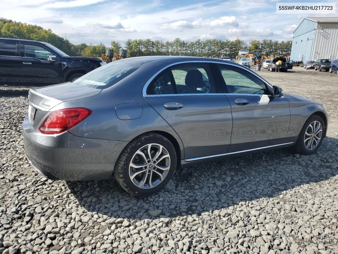 2017 Mercedes-Benz C 300 4Matic VIN: 55SWF4KB2HU217723 Lot: 73829534