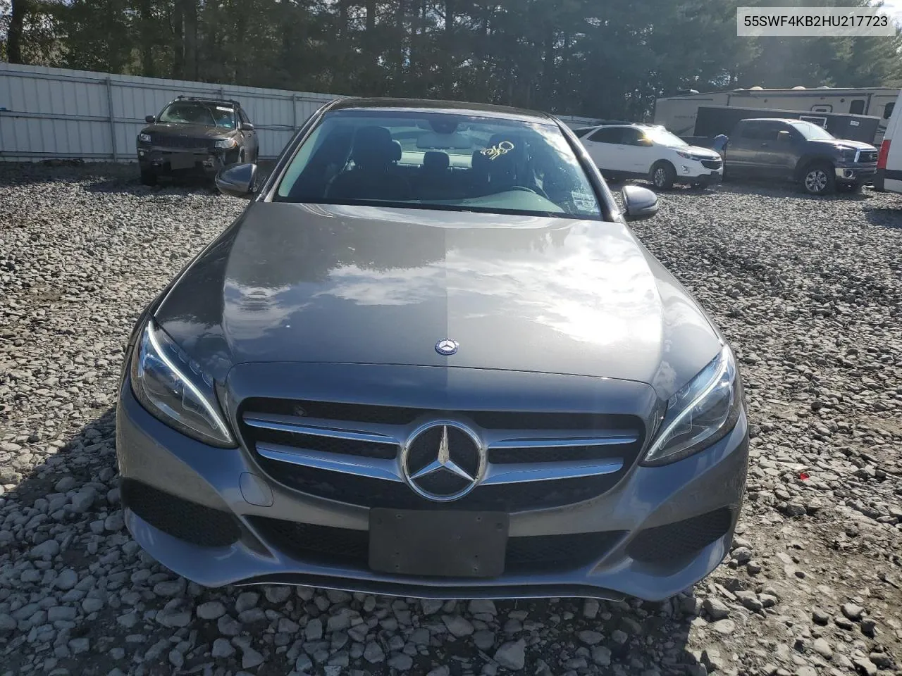 2017 Mercedes-Benz C 300 4Matic VIN: 55SWF4KB2HU217723 Lot: 73829534