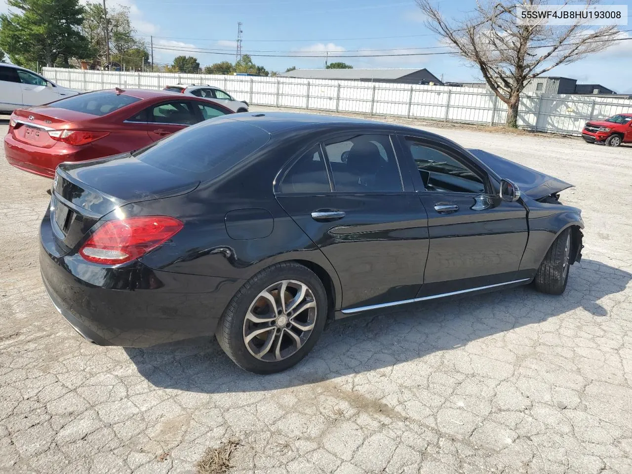 2017 Mercedes-Benz C 300 VIN: 55SWF4JB8HU193008 Lot: 73858654