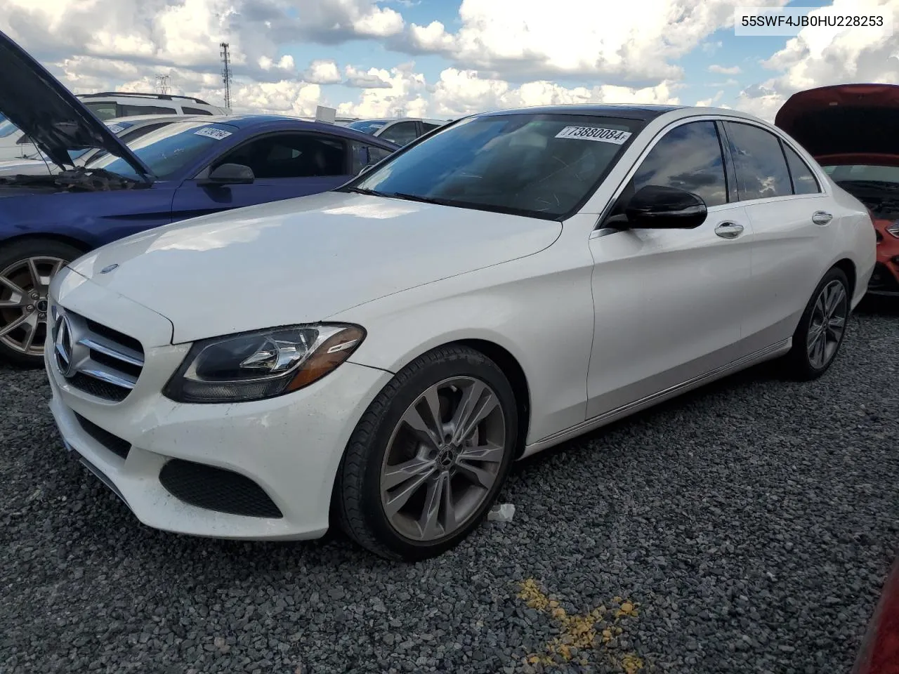 2017 Mercedes-Benz C 300 VIN: 55SWF4JB0HU228253 Lot: 73880084