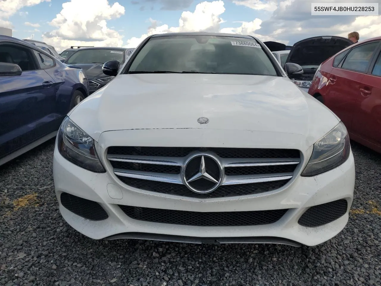 2017 Mercedes-Benz C 300 VIN: 55SWF4JB0HU228253 Lot: 73880084