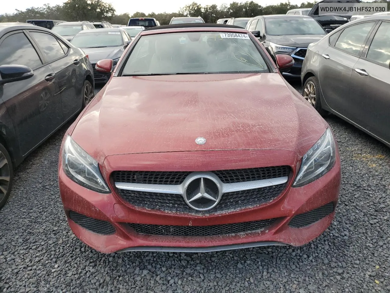 2017 Mercedes-Benz C 300 VIN: WDDWK4JB1HF521030 Lot: 73958474