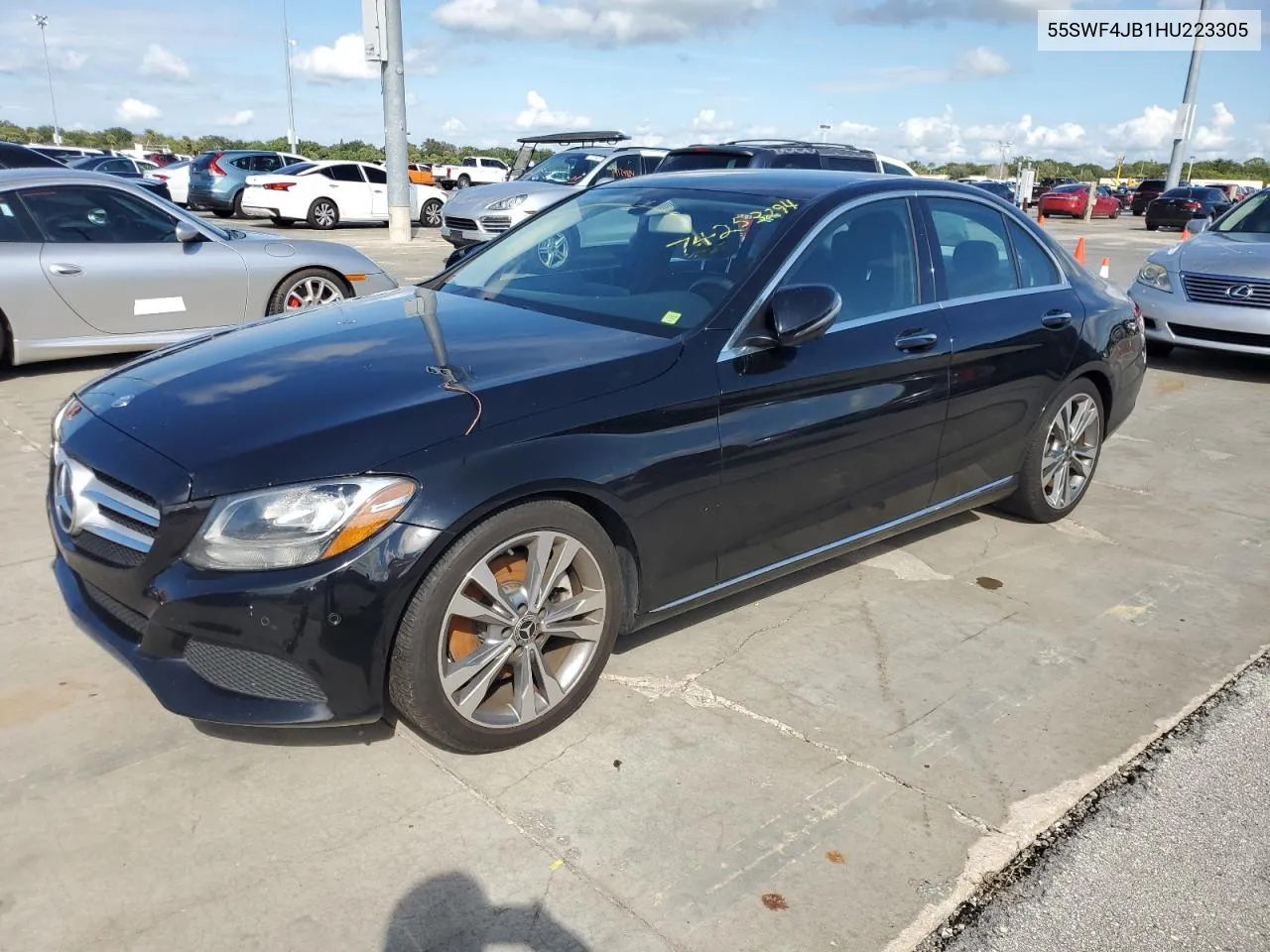 2017 Mercedes-Benz C 300 VIN: 55SWF4JB1HU223305 Lot: 74253294