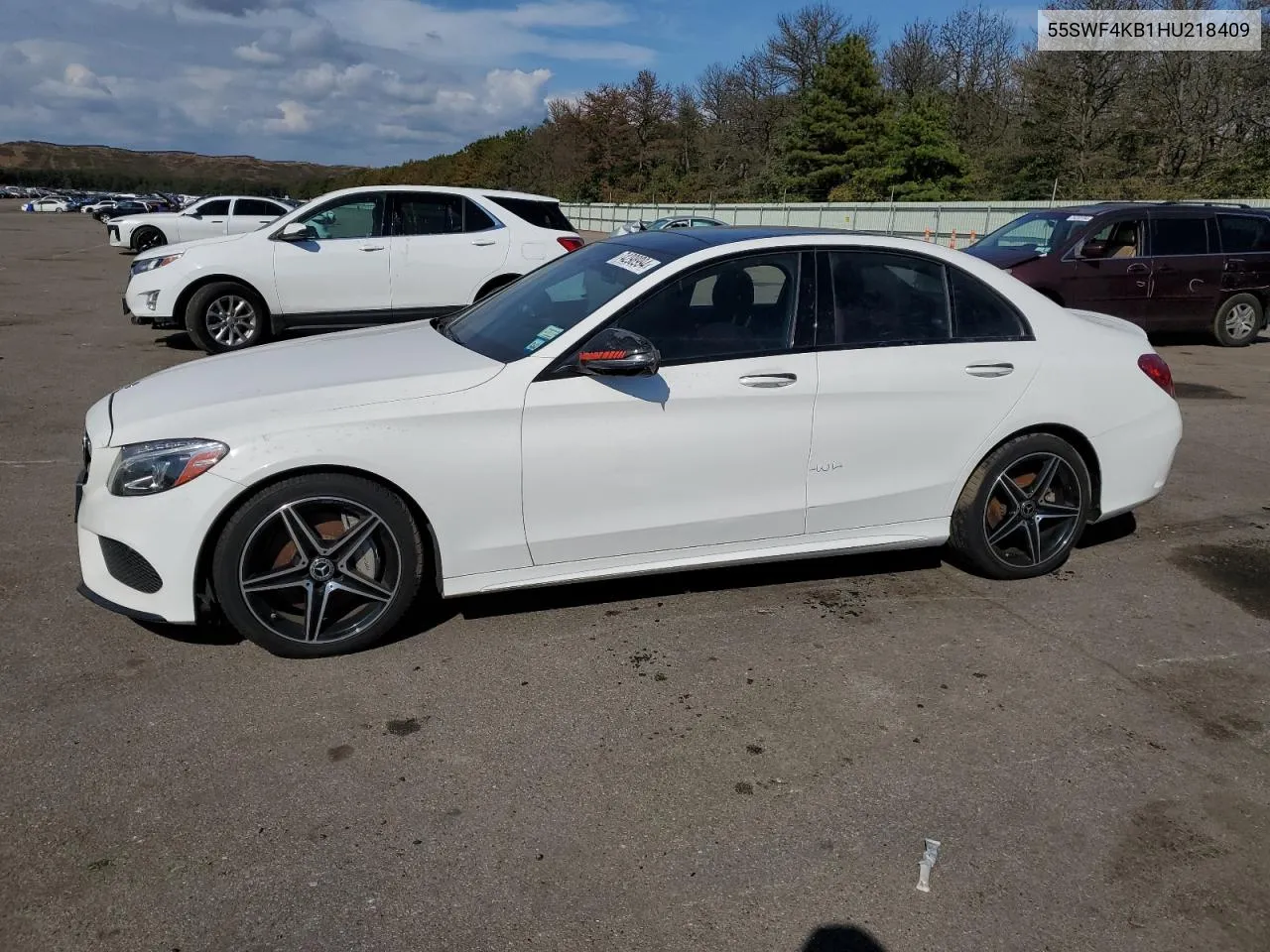 2017 Mercedes-Benz C 300 4Matic VIN: 55SWF4KB1HU218409 Lot: 74298994