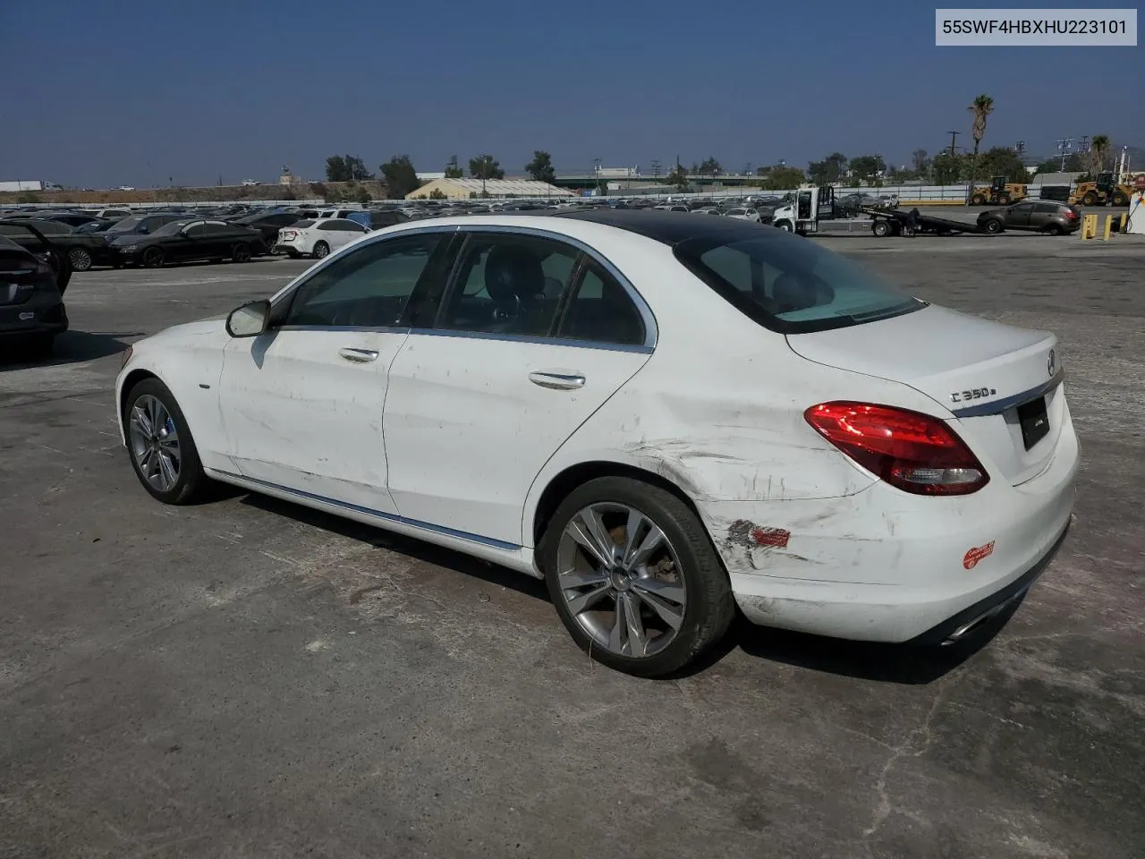 2017 Mercedes-Benz C 350E VIN: 55SWF4HBXHU223101 Lot: 74845054