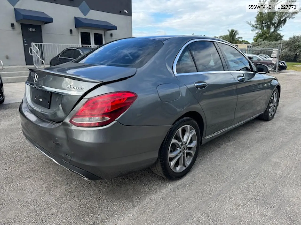 2017 Mercedes-Benz C 300 4Matic VIN: 55SWF4KB1HU227773 Lot: 74953954