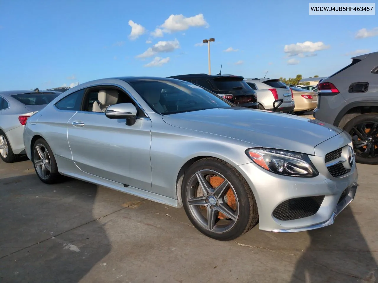 2017 Mercedes-Benz C 300 VIN: WDDWJ4JB5HF463457 Lot: 75059994