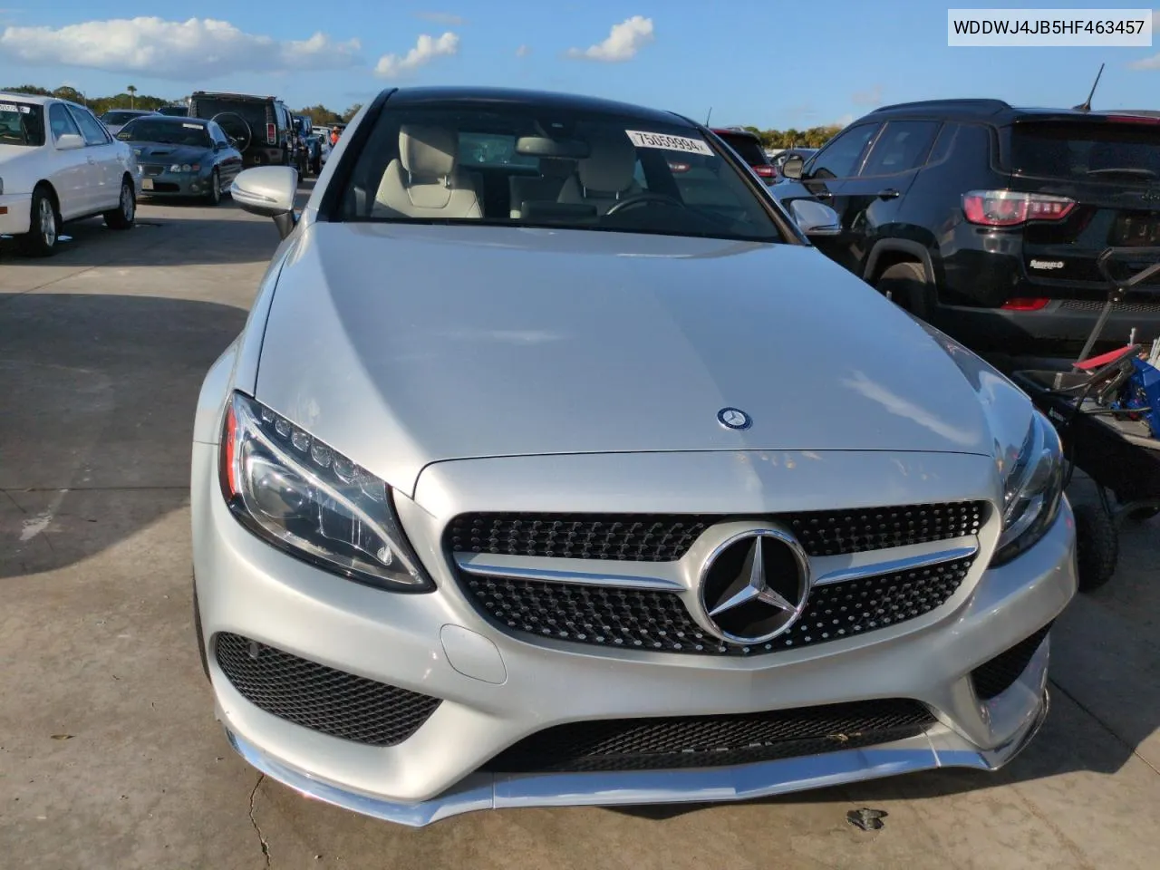 2017 Mercedes-Benz C 300 VIN: WDDWJ4JB5HF463457 Lot: 75059994