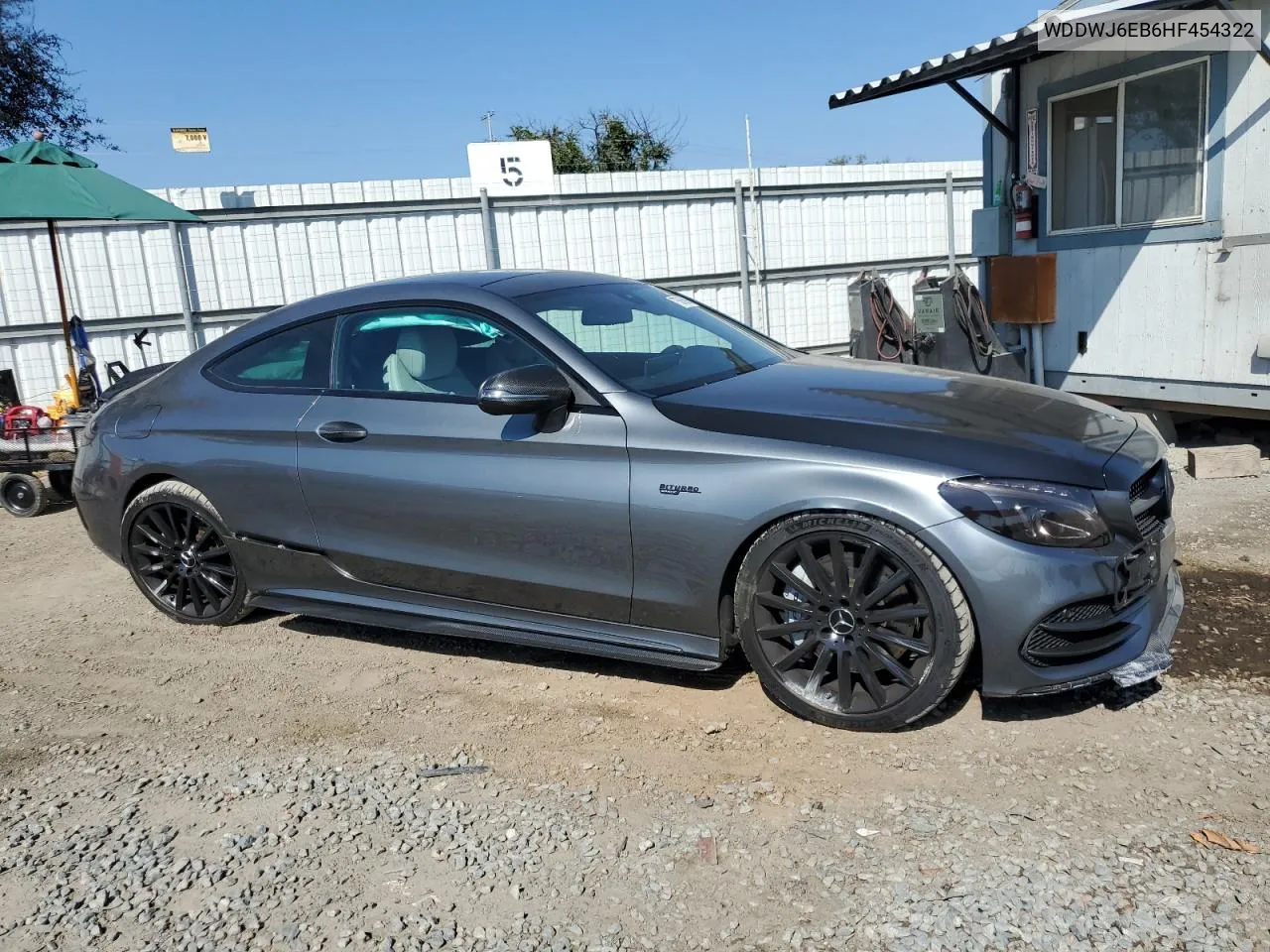 2017 Mercedes-Benz C 43 4Matic Amg VIN: WDDWJ6EB6HF454322 Lot: 75066924