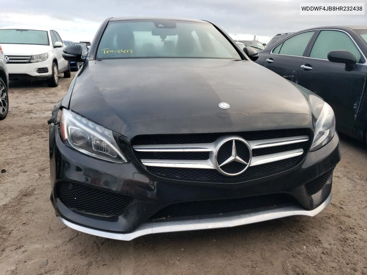 2017 Mercedes-Benz C 300 VIN: WDDWF4JB8HR232438 Lot: 75088724