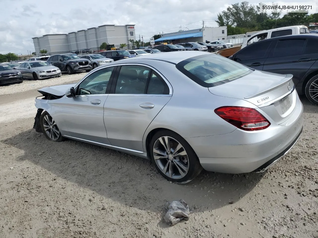 2017 Mercedes-Benz C 300 VIN: 55SWF4JB4HU198271 Lot: 75240834