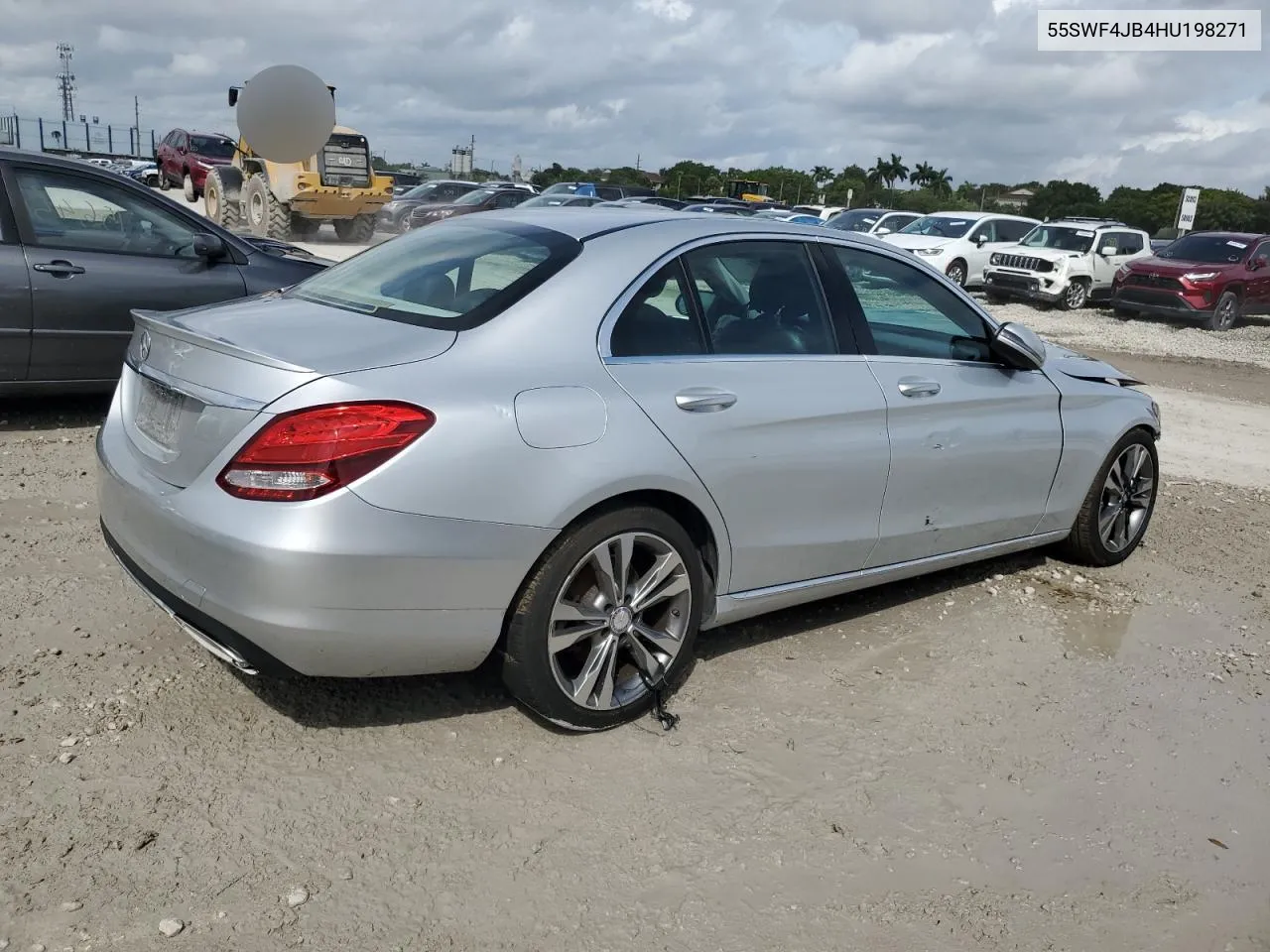 2017 Mercedes-Benz C 300 VIN: 55SWF4JB4HU198271 Lot: 75240834