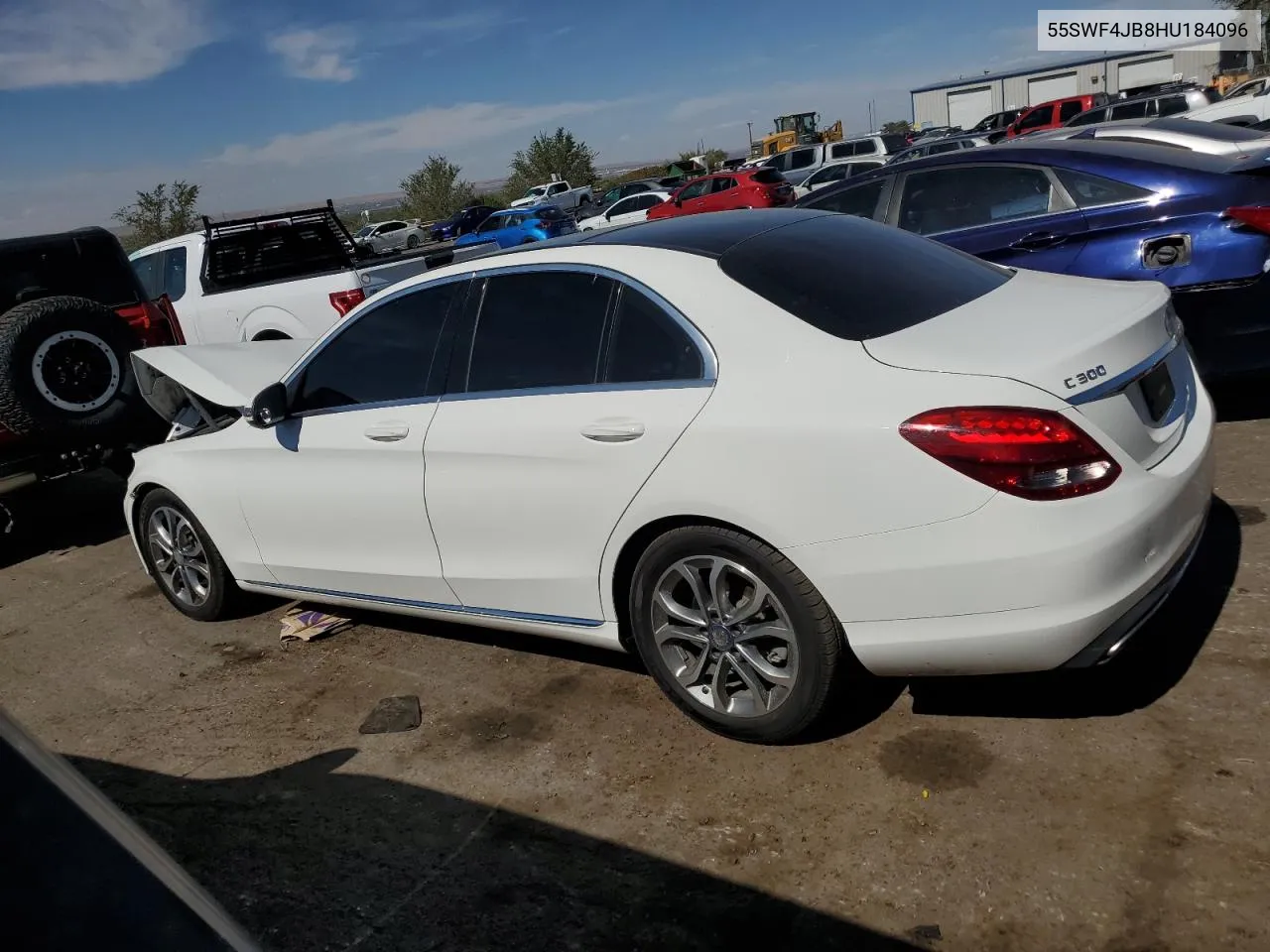 2017 Mercedes-Benz C 300 VIN: 55SWF4JB8HU184096 Lot: 75559054