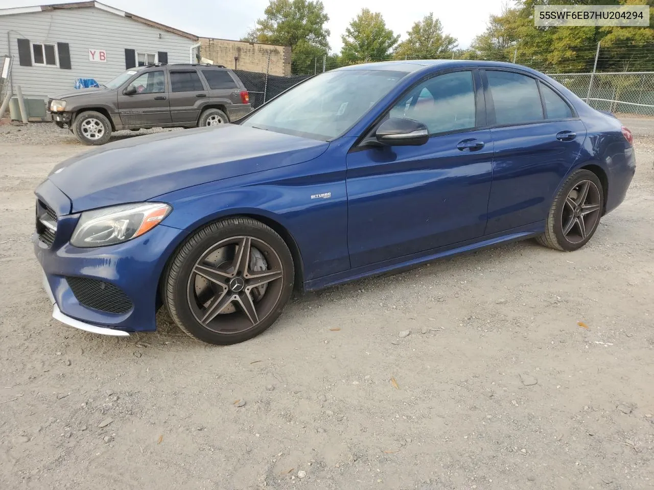 2017 Mercedes-Benz C 43 4Matic Amg VIN: 55SWF6EB7HU204294 Lot: 75828264