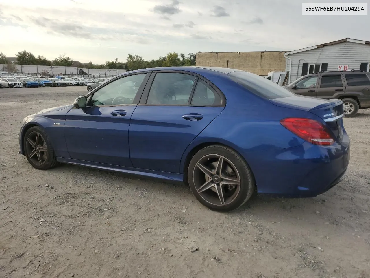 2017 Mercedes-Benz C 43 4Matic Amg VIN: 55SWF6EB7HU204294 Lot: 75828264