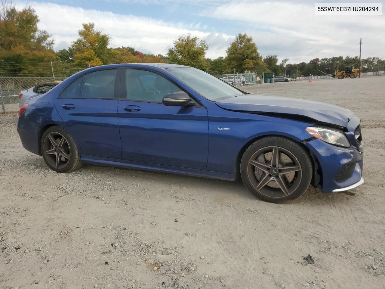 2017 Mercedes-Benz C 43 4Matic Amg VIN: 55SWF6EB7HU204294 Lot: 75828264