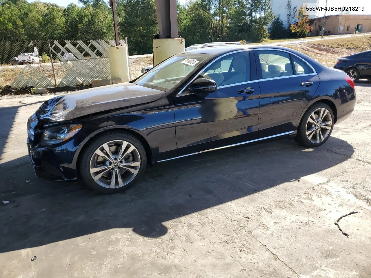 2017 Mercedes-Benz C 300 VIN: 55SWF4JB5HU218219 Lot: 76196324