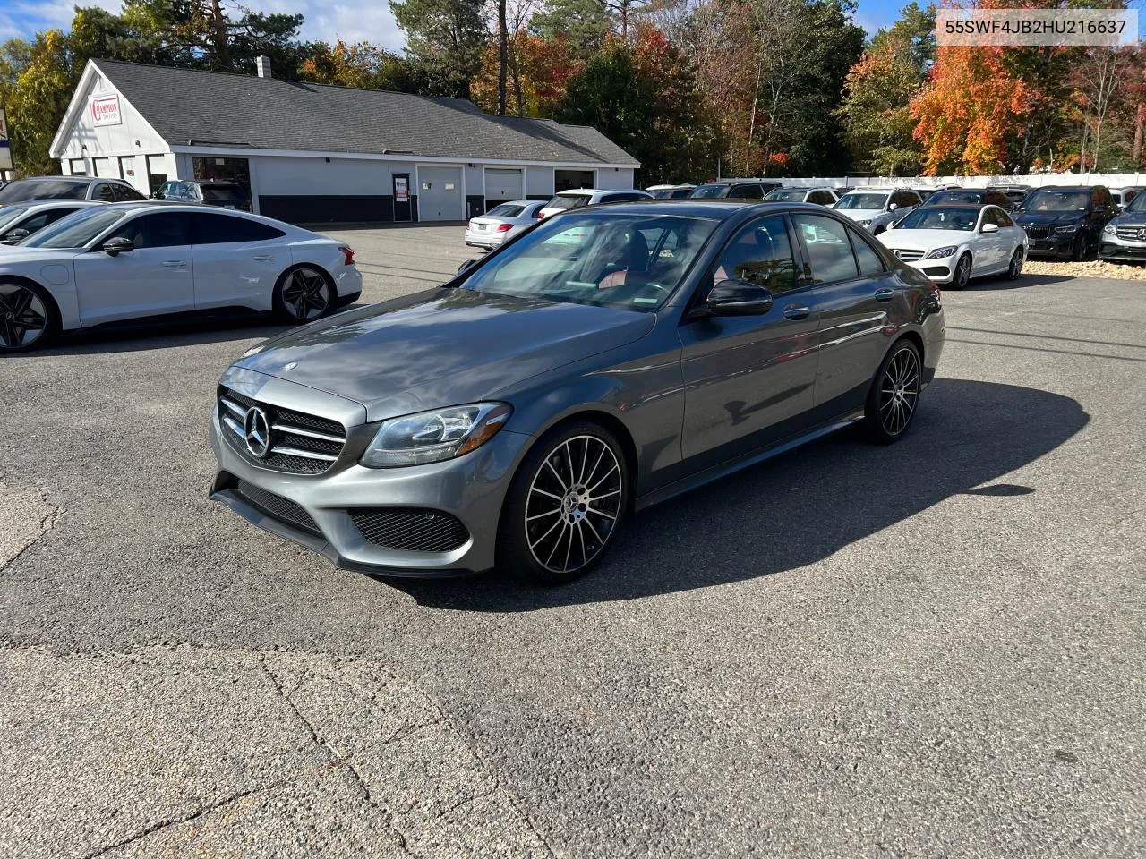 2017 Mercedes-Benz C 300 VIN: 55SWF4JB2HU216637 Lot: 76768864