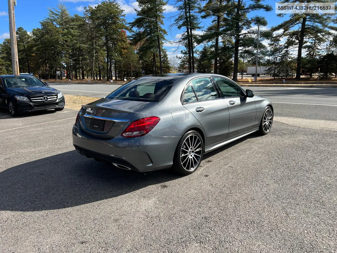 2017 Mercedes-Benz C 300 VIN: 55SWF4JB2HU216637 Lot: 76768864