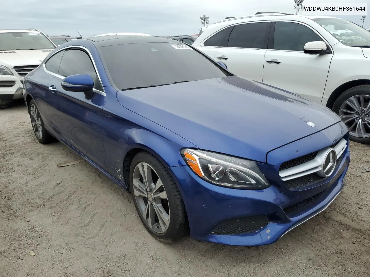 2017 Mercedes-Benz C 300 4Matic VIN: WDDWJ4KB0HF361644 Lot: 76898134