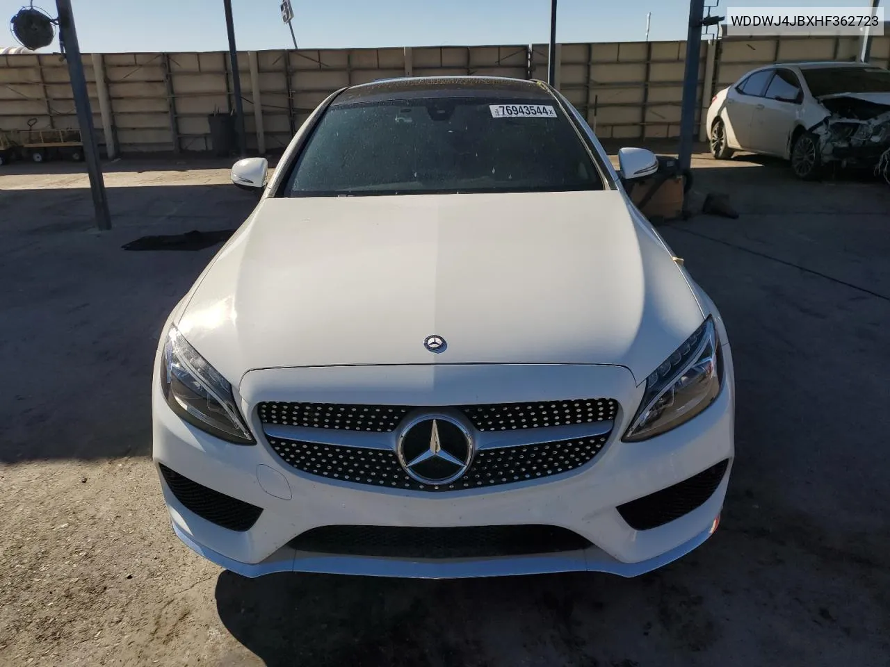 2017 Mercedes-Benz C 300 VIN: WDDWJ4JBXHF362723 Lot: 76943544