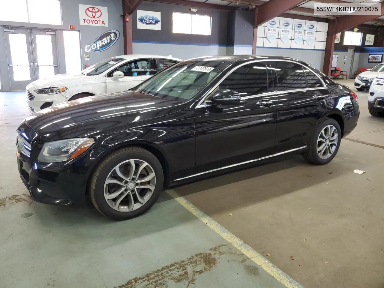 2017 Mercedes-Benz C 300 4Matic VIN: 55SWF4KB2HU210075 Lot: 77143514