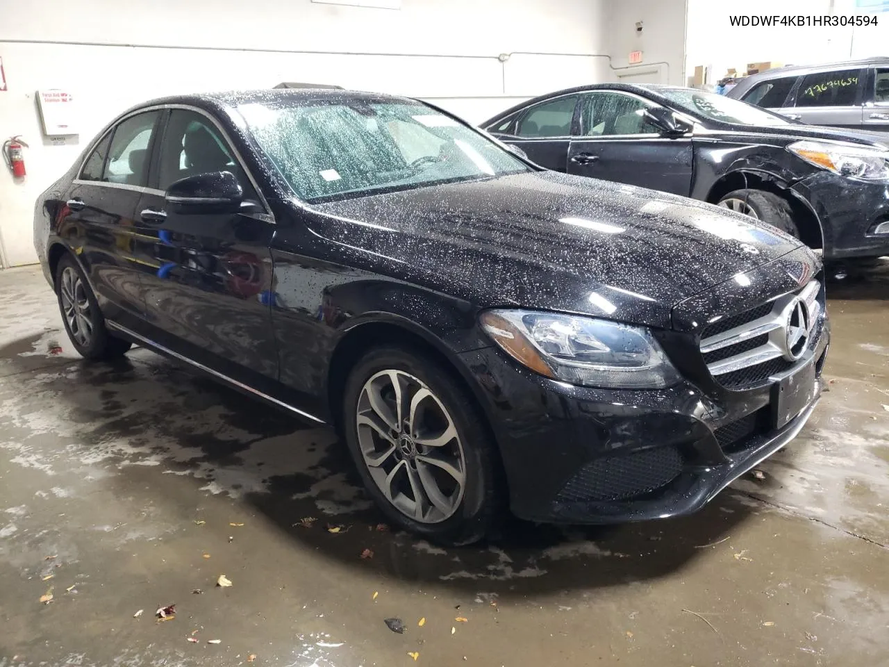 2017 Mercedes-Benz C 300 4Matic VIN: WDDWF4KB1HR304594 Lot: 77343904