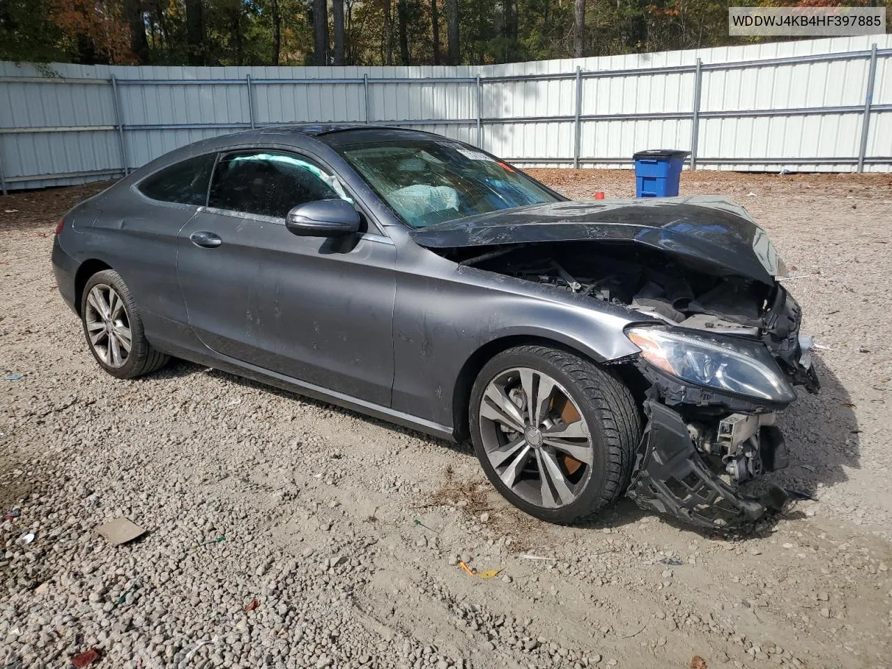 2017 Mercedes-Benz C 300 4Matic VIN: WDDWJ4KB4HF397885 Lot: 77578734