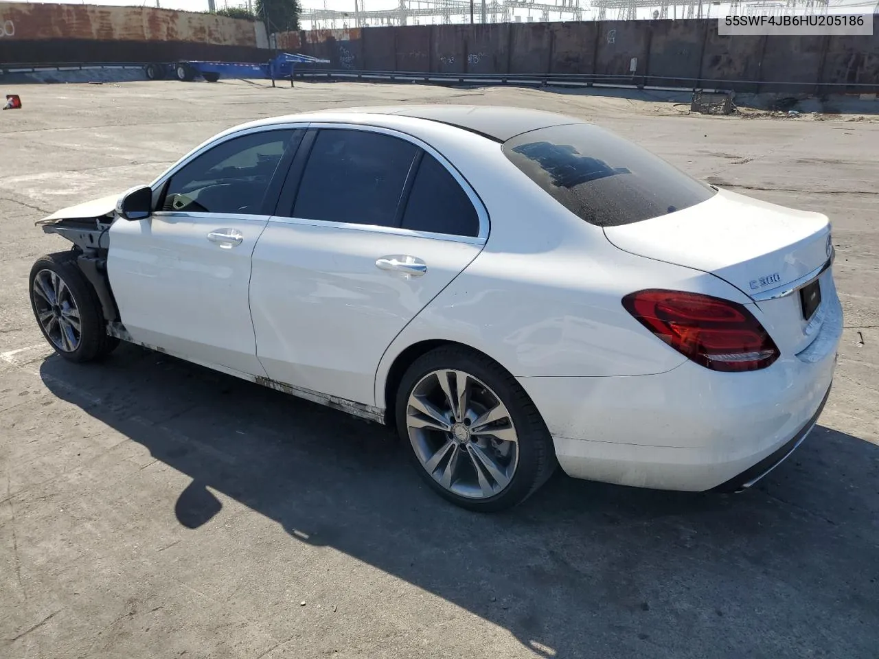 2017 Mercedes-Benz C 300 VIN: 55SWF4JB6HU205186 Lot: 77683314