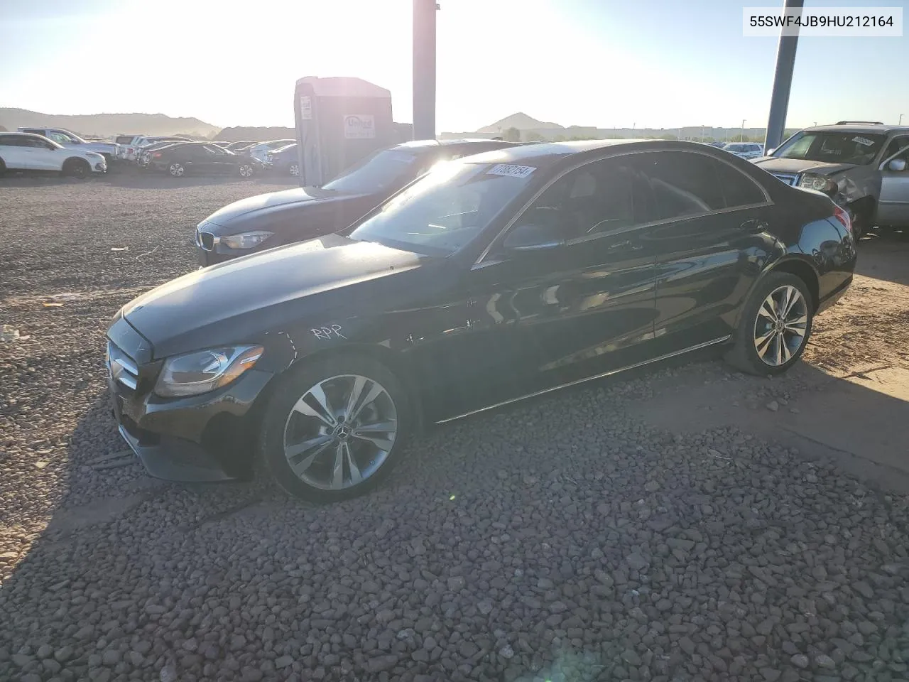 2017 Mercedes-Benz C 300 VIN: 55SWF4JB9HU212164 Lot: 77882154