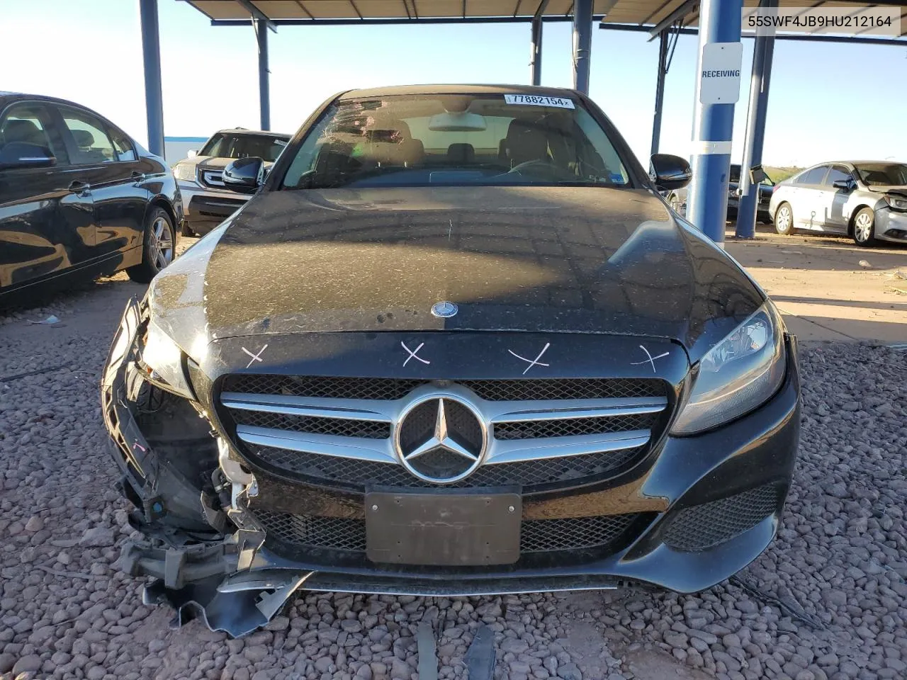 2017 Mercedes-Benz C 300 VIN: 55SWF4JB9HU212164 Lot: 77882154