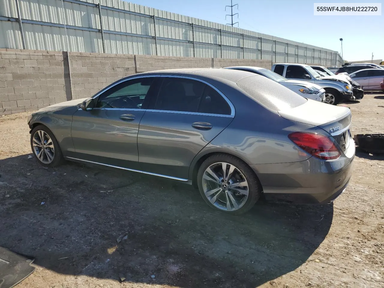 2017 Mercedes-Benz C 300 VIN: 55SWF4JB8HU222720 Lot: 78081464