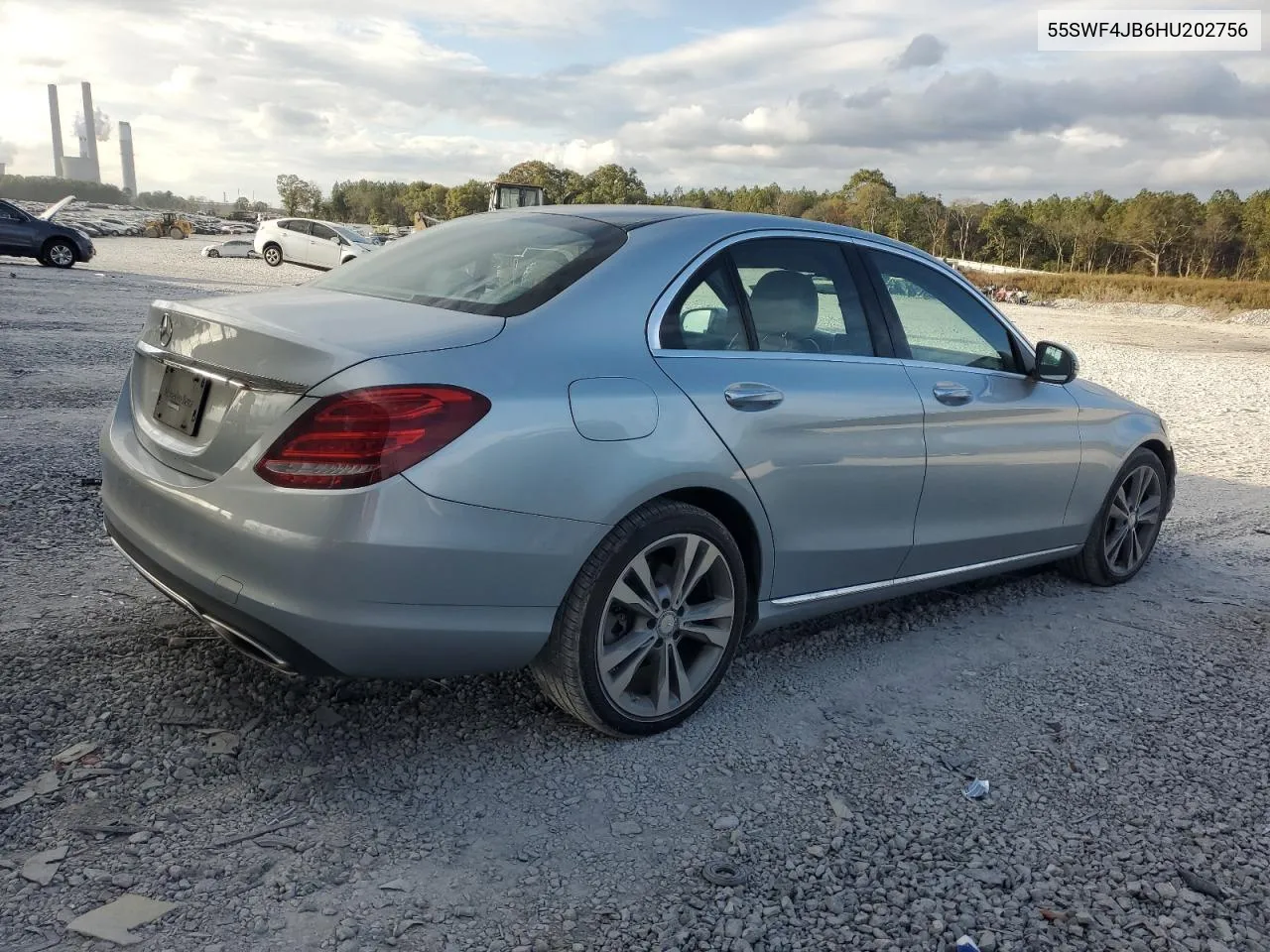 2017 Mercedes-Benz C 300 VIN: 55SWF4JB6HU202756 Lot: 78531224