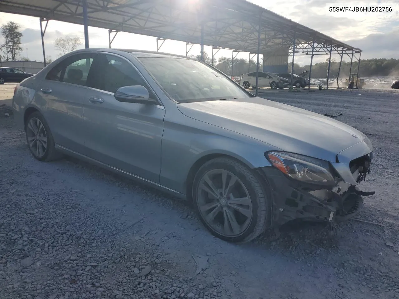 2017 Mercedes-Benz C 300 VIN: 55SWF4JB6HU202756 Lot: 78531224