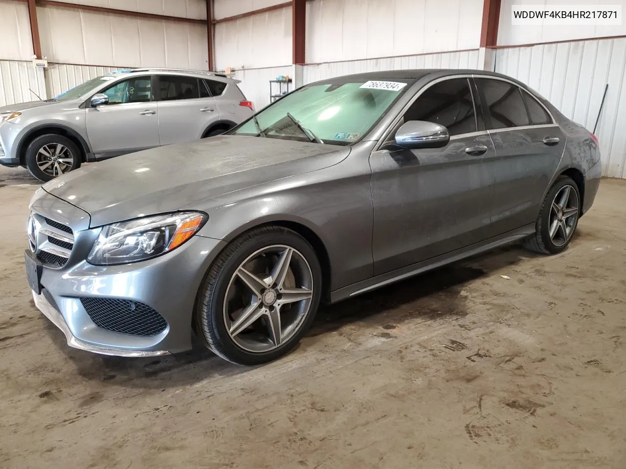 2017 Mercedes-Benz C 300 4Matic VIN: WDDWF4KB4HR217871 Lot: 78637934