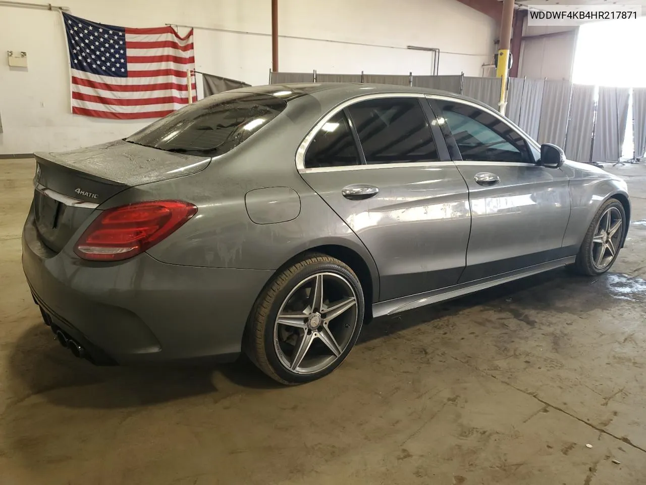 2017 Mercedes-Benz C 300 4Matic VIN: WDDWF4KB4HR217871 Lot: 78637934