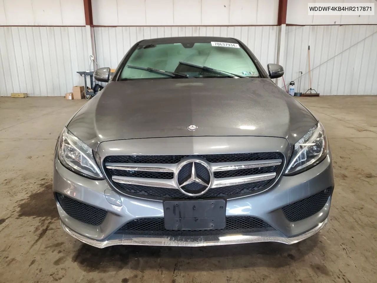 2017 Mercedes-Benz C 300 4Matic VIN: WDDWF4KB4HR217871 Lot: 78637934