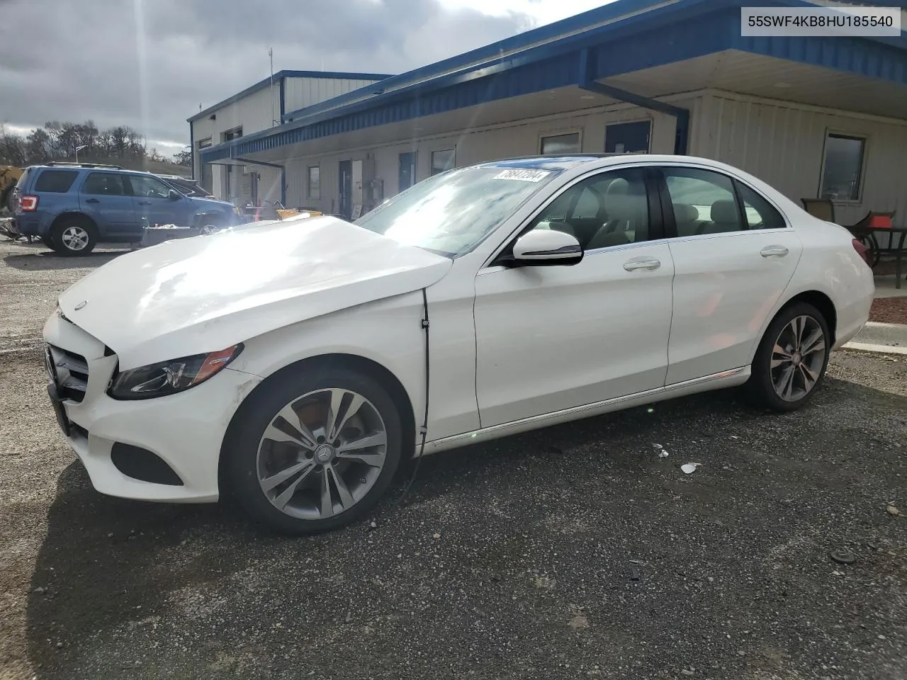 2017 Mercedes-Benz C 300 4Matic VIN: 55SWF4KB8HU185540 Lot: 78847204