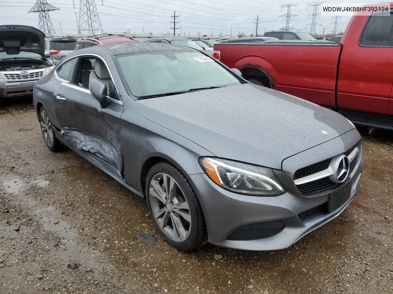 2017 Mercedes-Benz C 300 4Matic VIN: WDDWJ4KB8HF392124 Lot: 79126494