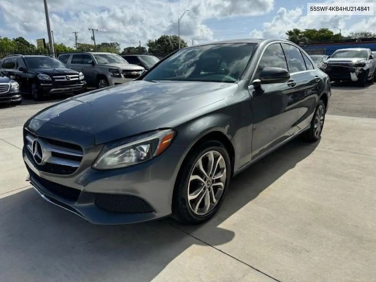 2017 Mercedes-Benz C 300 4Matic VIN: 55SWF4KB4HU214841 Lot: 79217704