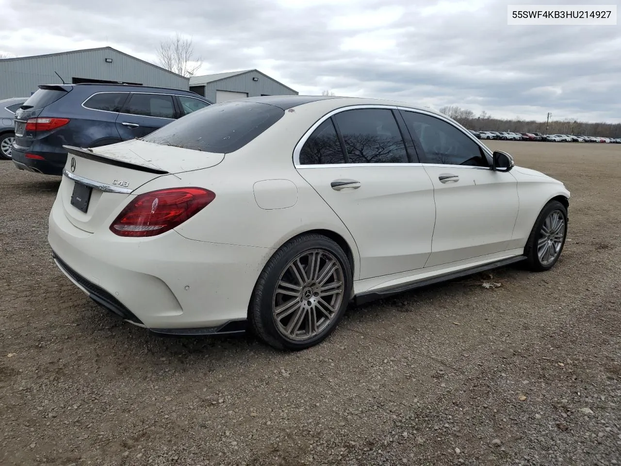 2017 Mercedes-Benz C 300 4Matic VIN: 55SWF4KB3HU214927 Lot: 79359214