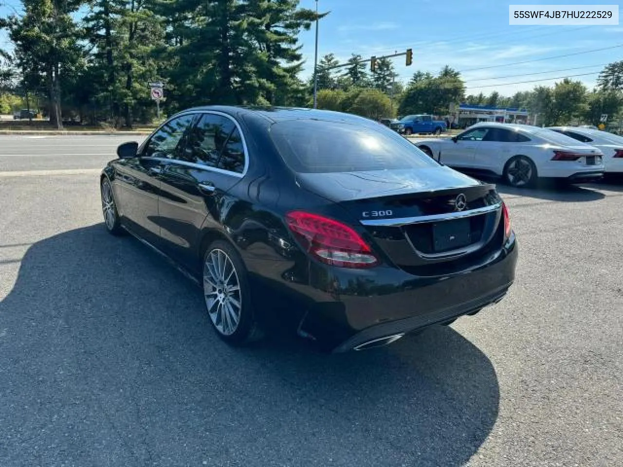 2017 Mercedes-Benz C 300 VIN: 55SWF4JB7HU222529 Lot: 79390334