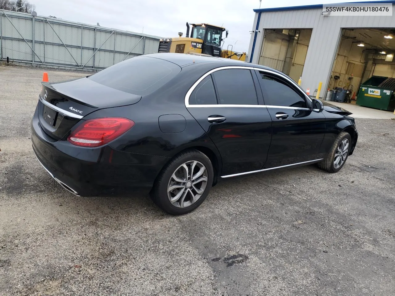 2017 Mercedes-Benz C 300 4Matic VIN: 55SWF4KB0HU180476 Lot: 79608444