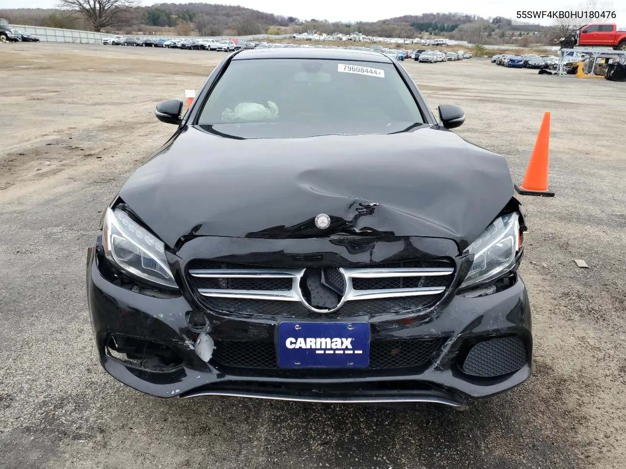 2017 Mercedes-Benz C 300 4Matic VIN: 55SWF4KB0HU180476 Lot: 79608444