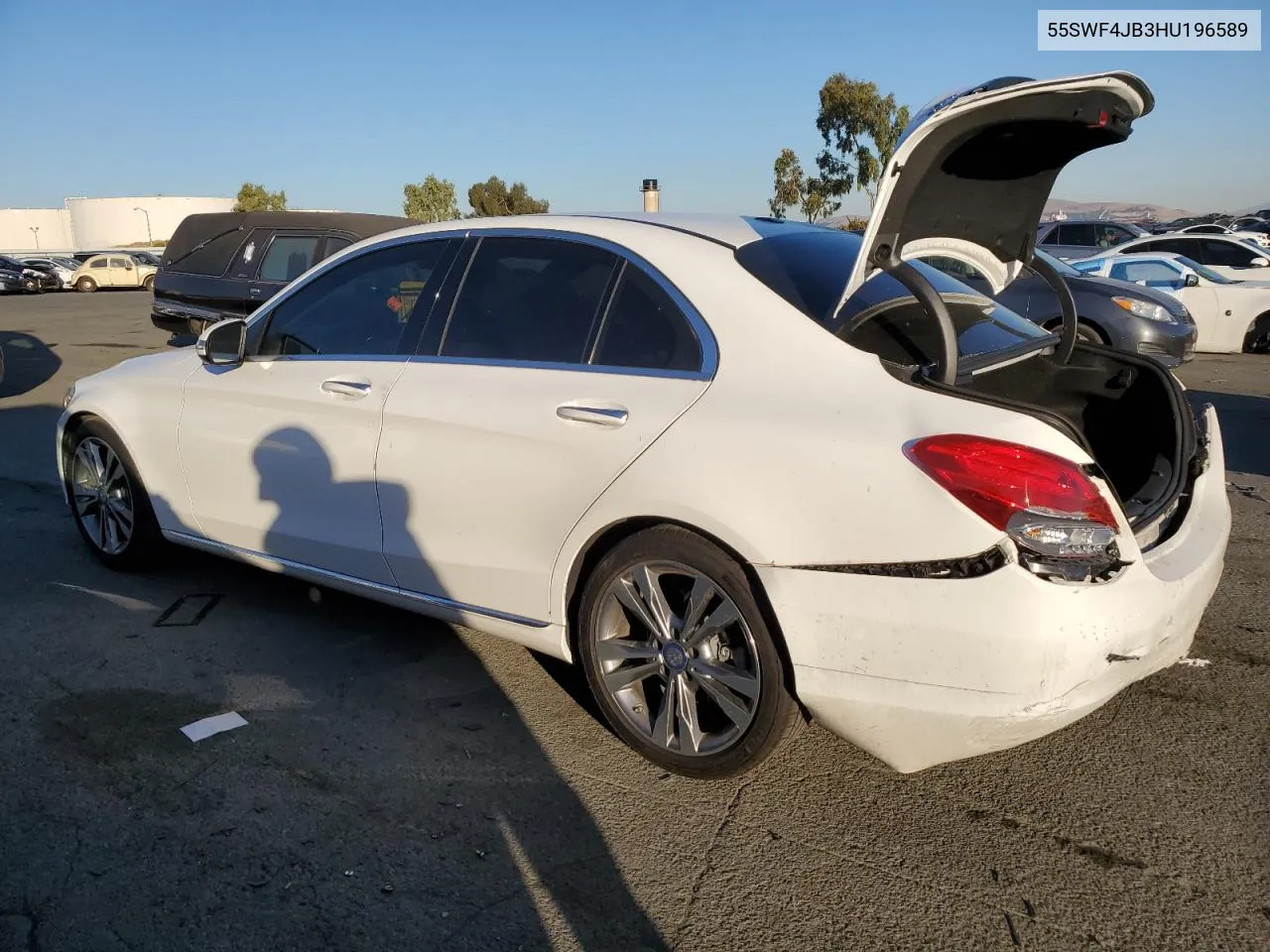 2017 Mercedes-Benz C 300 VIN: 55SWF4JB3HU196589 Lot: 79958504