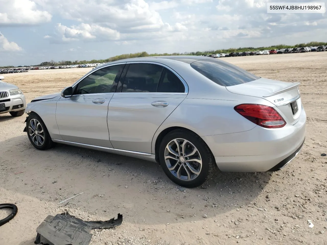 2017 Mercedes-Benz C 300 VIN: 55SWF4JB8HU198967 Lot: 79960944