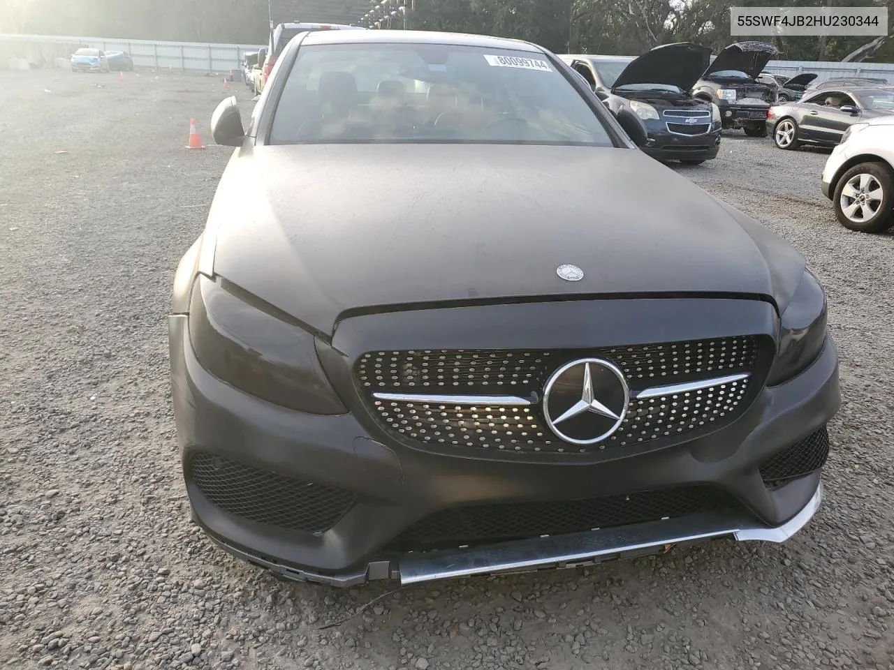 2017 Mercedes-Benz C 300 VIN: 55SWF4JB2HU230344 Lot: 80099744